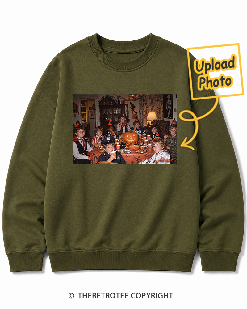 TheRetroTee Personalized Halloween Night 1980 Sweatshirt