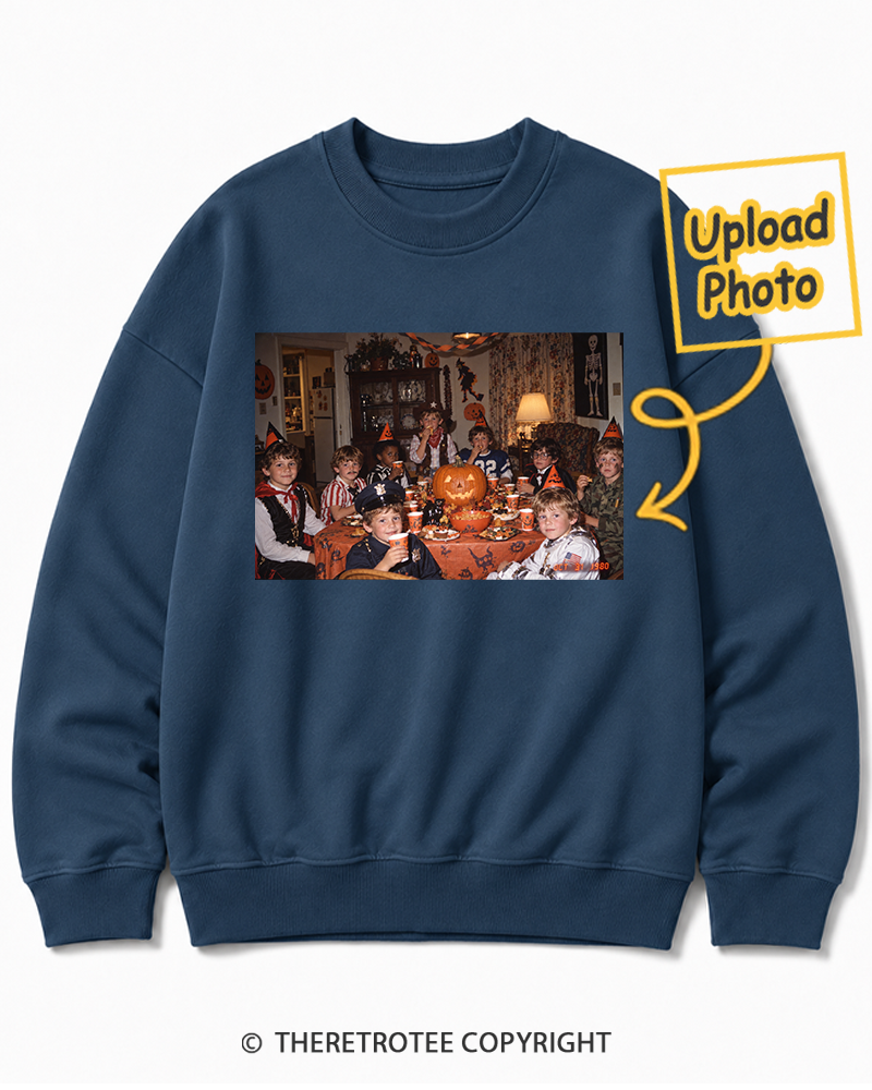 TheRetroTee Personalized Halloween Night 1980 Sweatshirt
