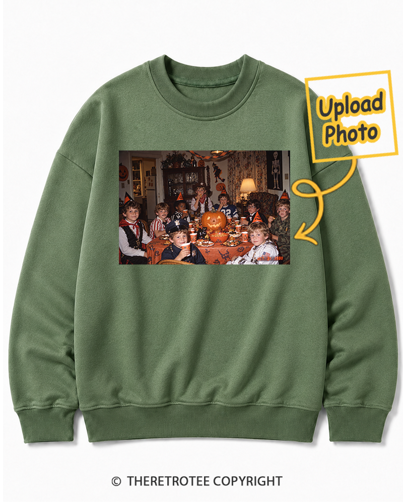 TheRetroTee Personalized Halloween Night 1980 Sweatshirt
