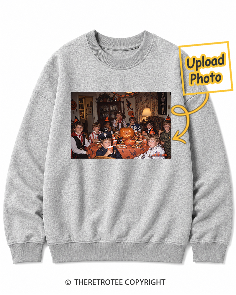 TheRetroTee Personalized Halloween Night 1980 Sweatshirt