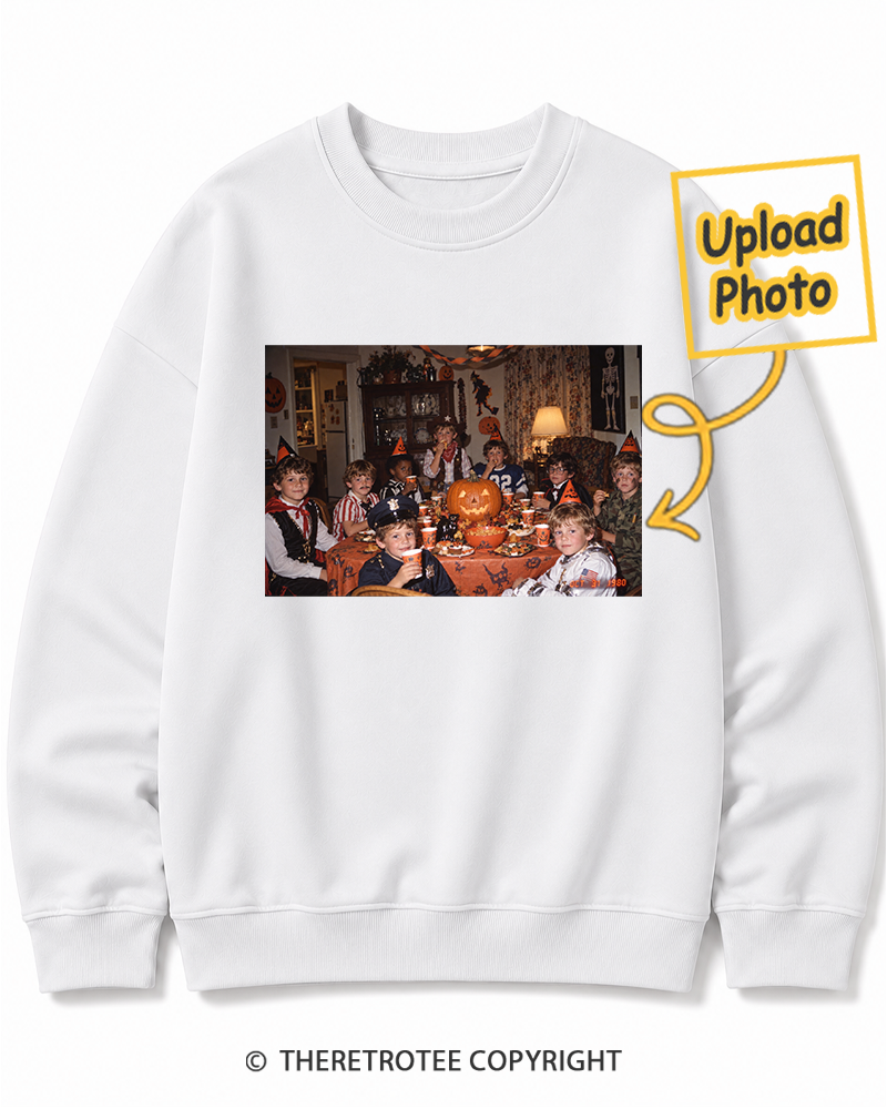 TheRetroTee Personalized Halloween Night 1980 Sweatshirt