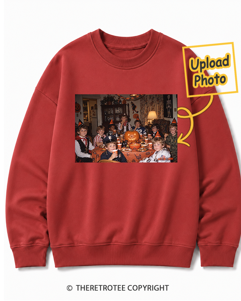 TheRetroTee Personalized Halloween Night 1980 Sweatshirt