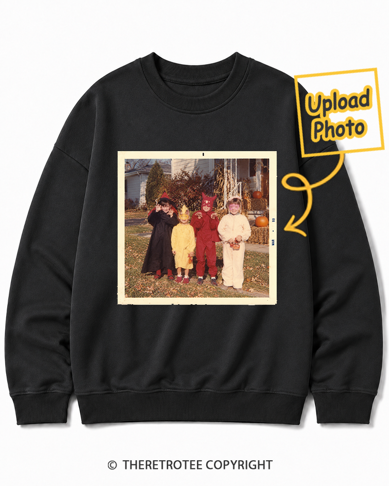 TheRetroTee Personalized Neighborhood Halloween 1968 Sweatshirt