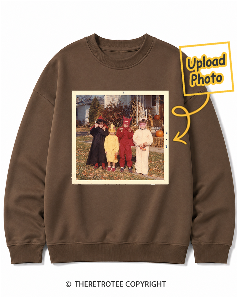 TheRetroTee Personalized Neighborhood Halloween 1968 Sweatshirt
