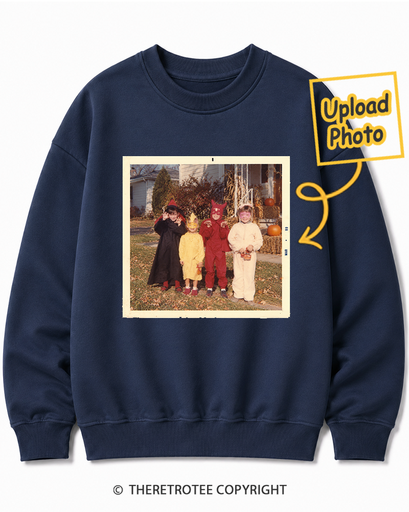 TheRetroTee Personalized Neighborhood Halloween 1968 Sweatshirt