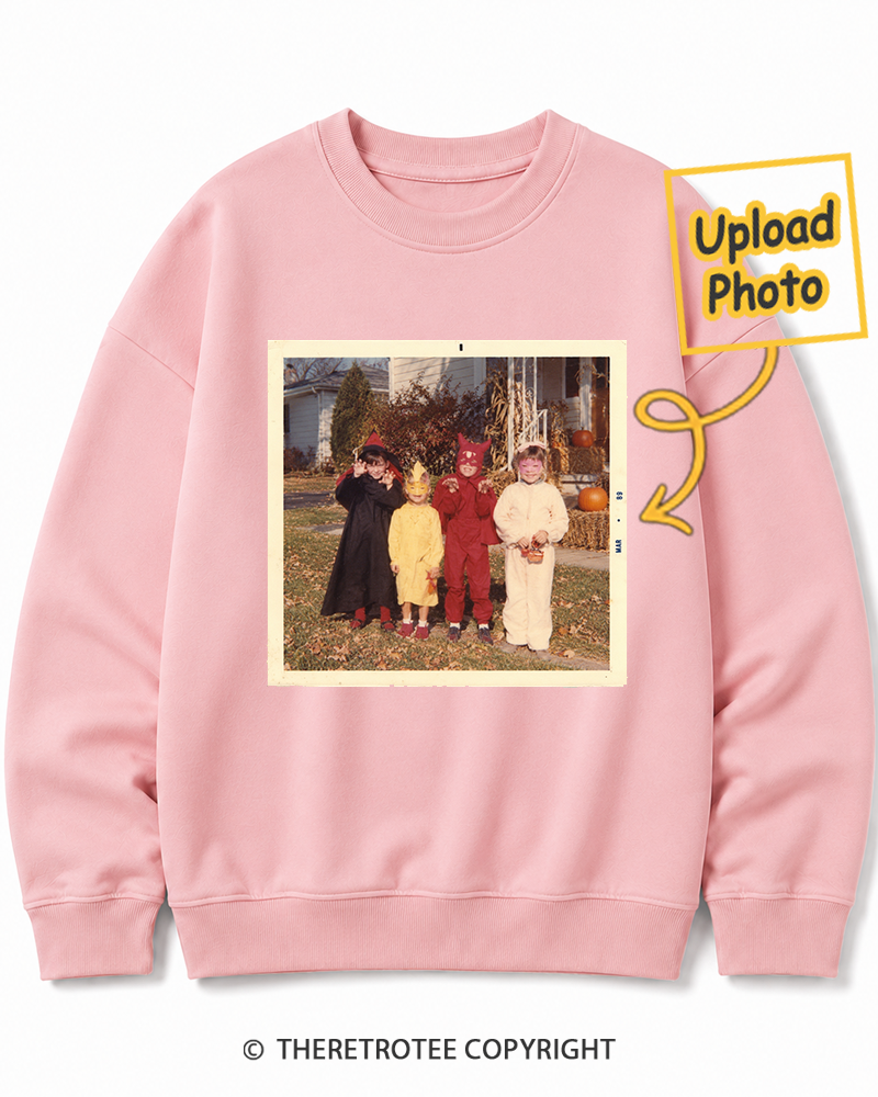 TheRetroTee Personalized Neighborhood Halloween 1968 Sweatshirt