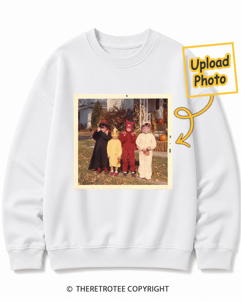 TheRetroTee Personalized Neighborhood Halloween 1968 Sweatshirt