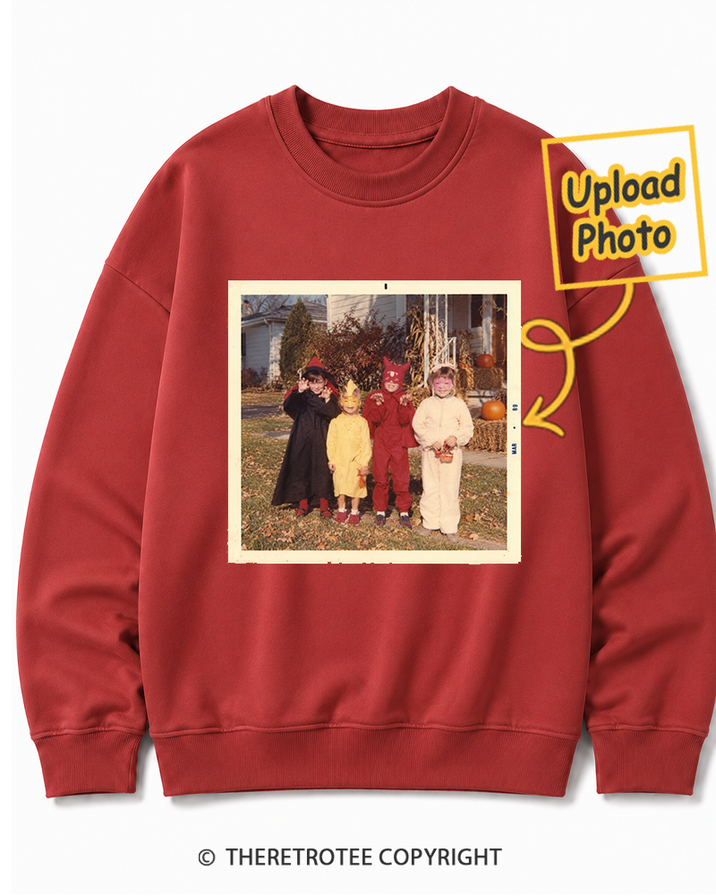 TheRetroTee Personalized Neighborhood Halloween 1968 Sweatshirt