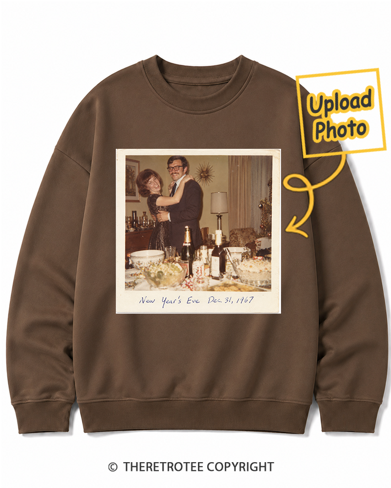 TheRetroTee Personalized New Year's Eve 1967 Sweatshirt