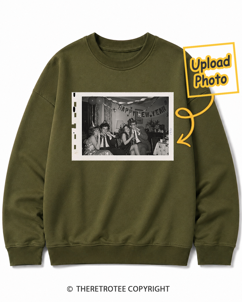 TheRetroTee Personalized Hello 1970 Sweatshirt