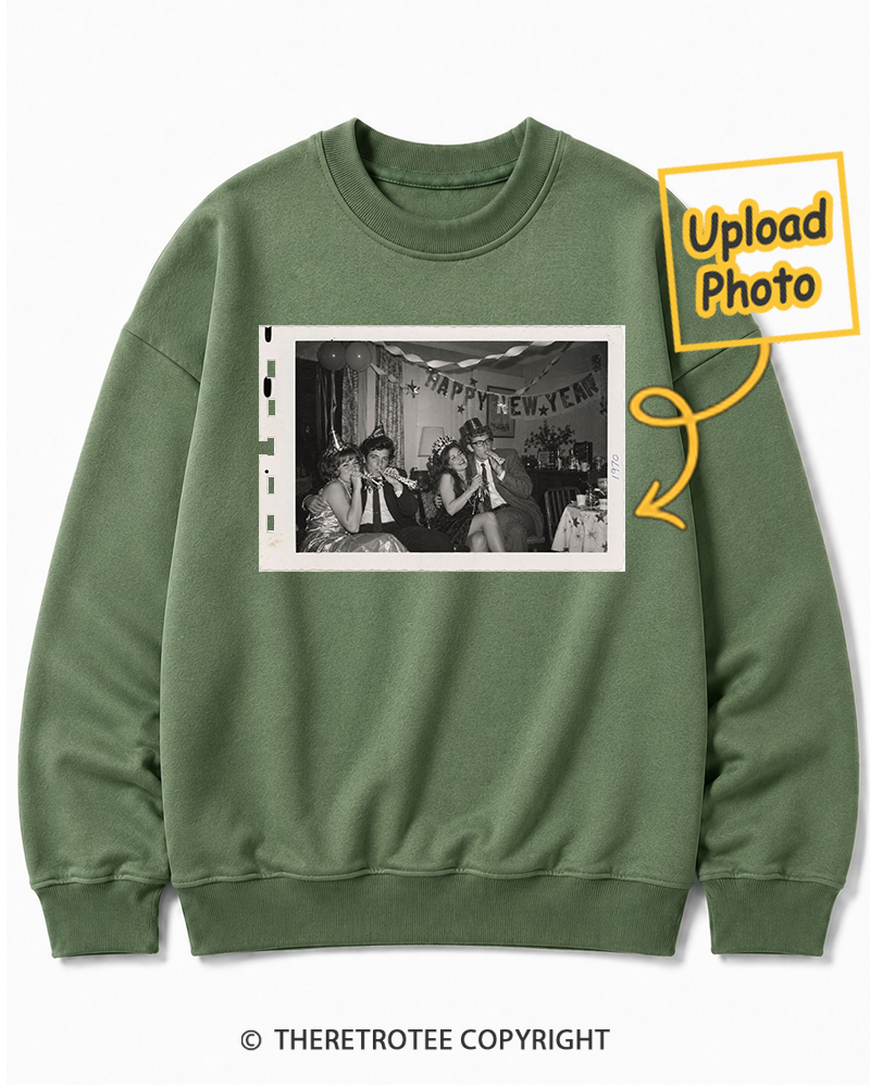 TheRetroTee Personalized Hello 1970 Sweatshirt