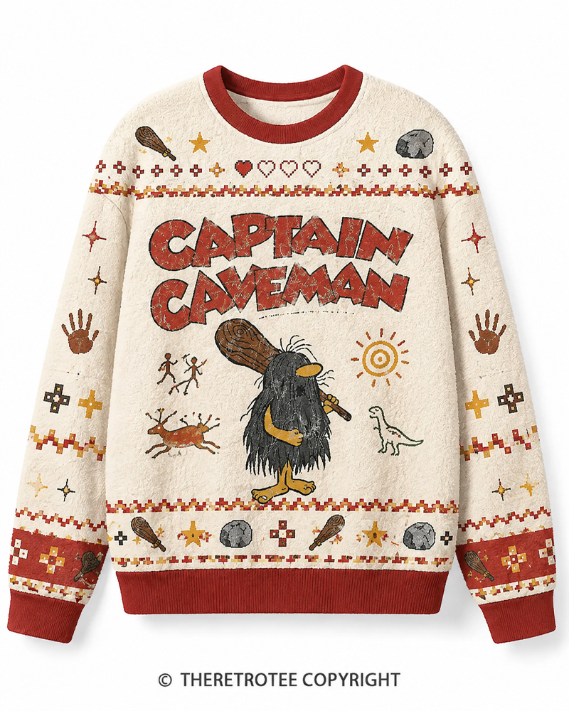 TheRetroTee 1970s Stone Hero Sweater