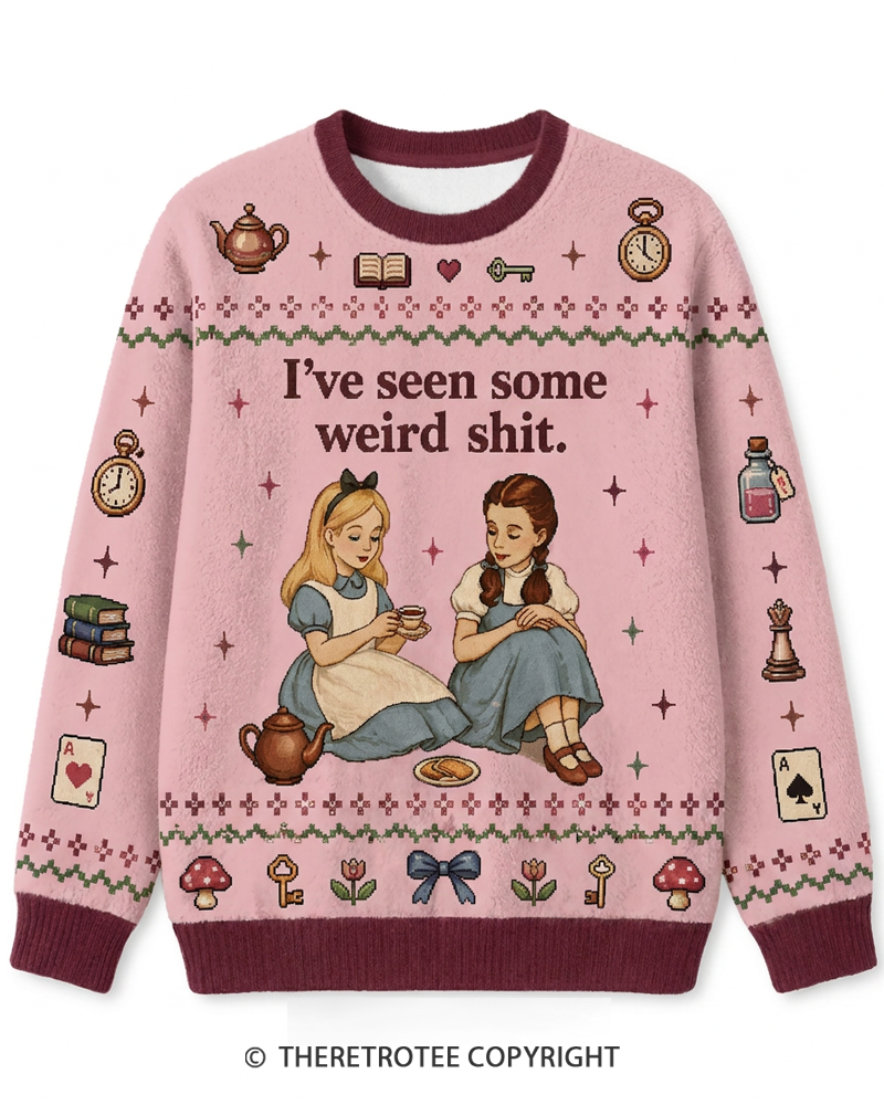 TheRetroTee Weird Stuff 1990s Sweater