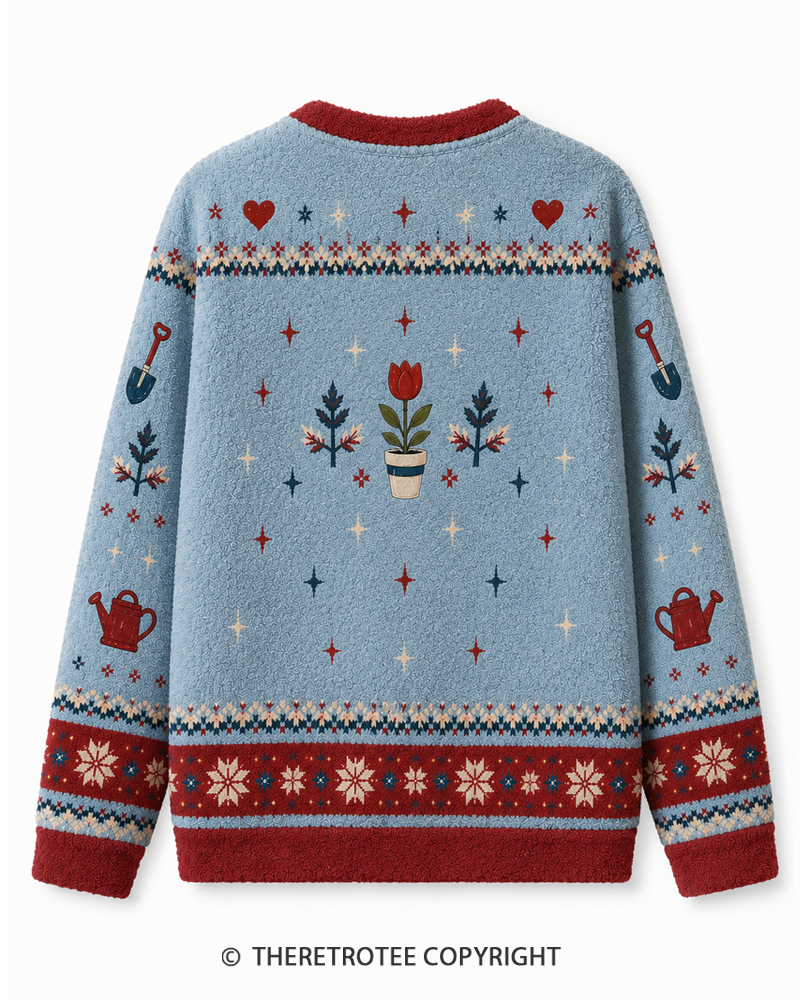 TheRetroTee I Bury Things 1970s Sweater