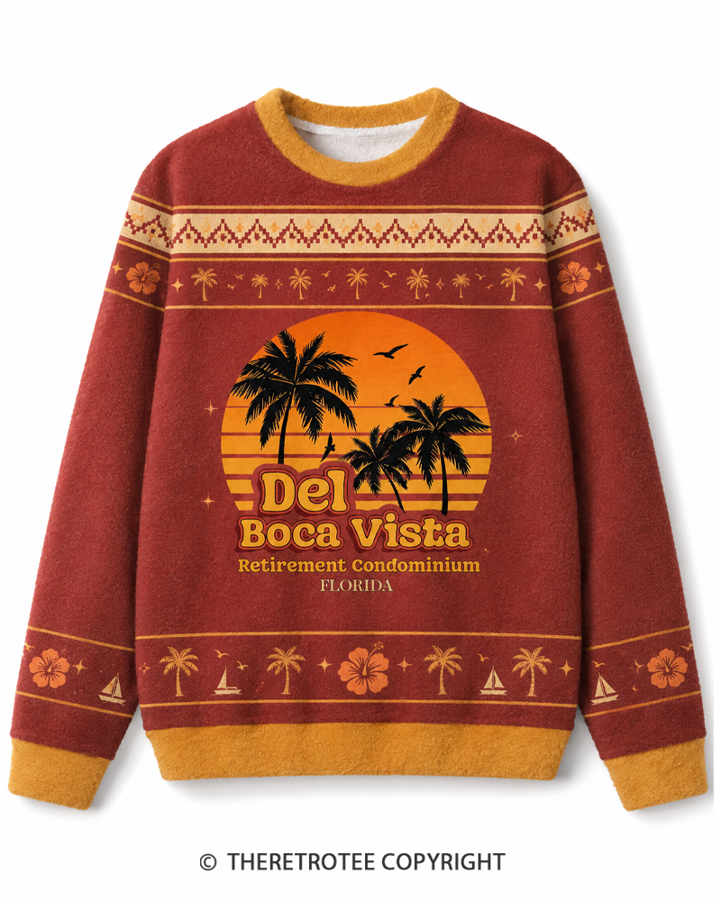 TheRetroTee Del Boca Vista 1990s Sweater