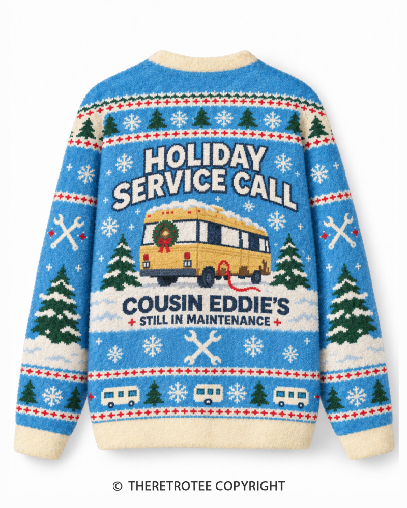 TheRetroTee Holiday RV Maintenance Christmas Sweater