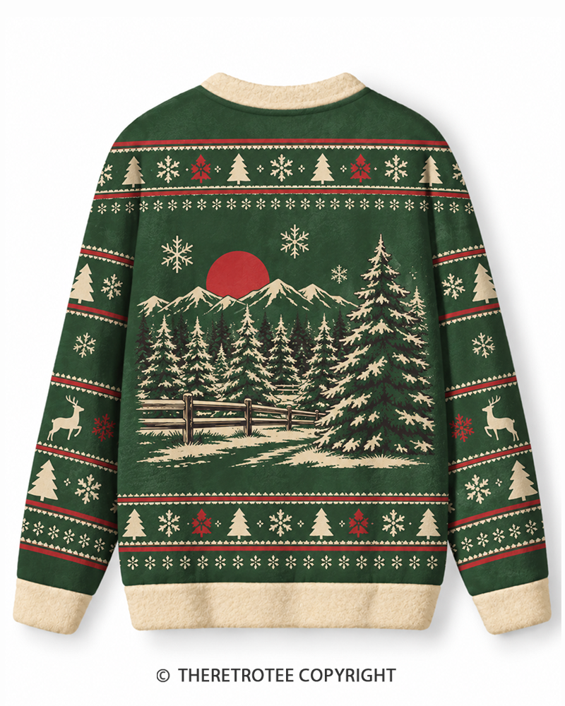 TheRetroTee Perfect Christmas Tree Family Tradition Sweater