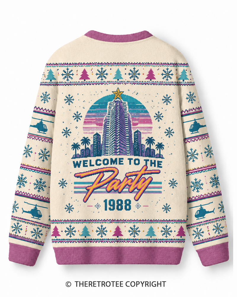 TheRetroTee Holiday Party 1988 Sweater
