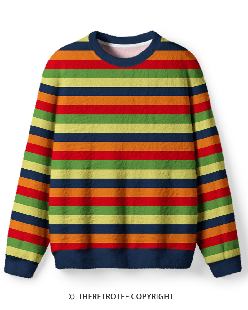 TheRetroTee Vintage 1990s Striped Sweater