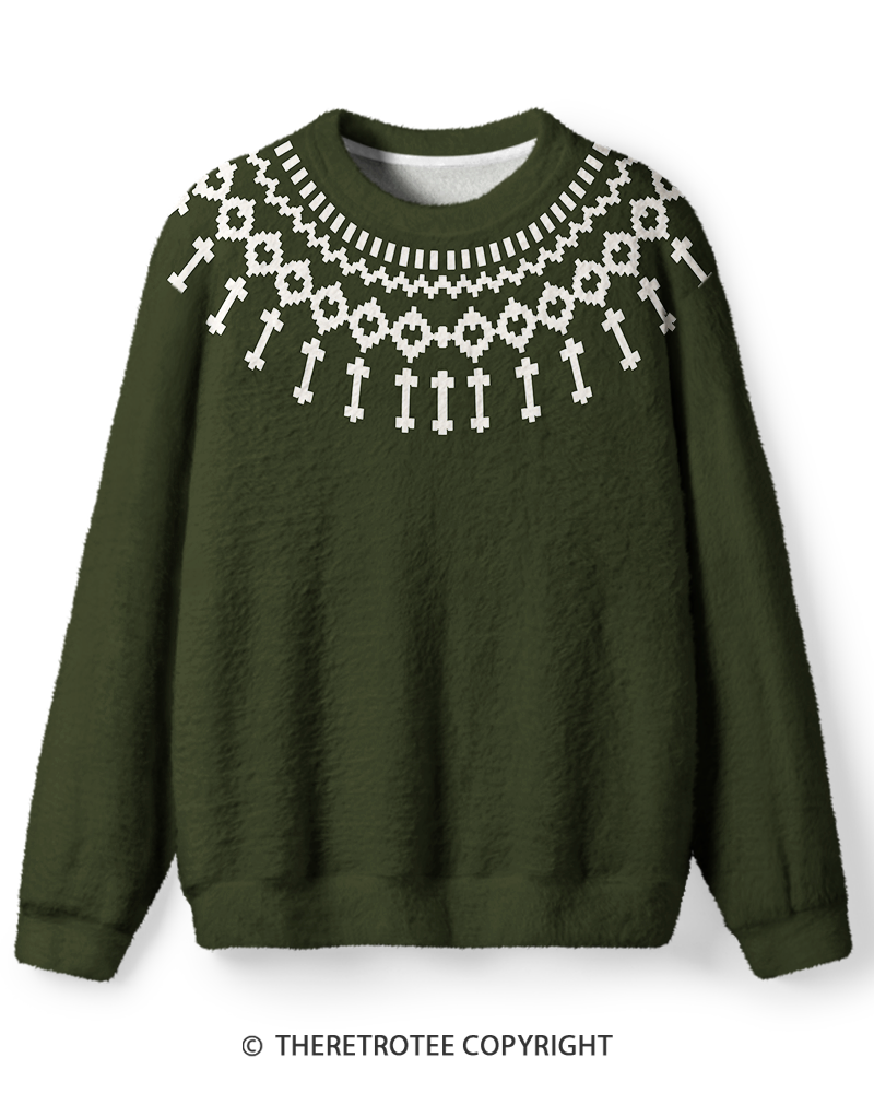 TheRetroTee Vintage 1980s Fair Isle Sweater