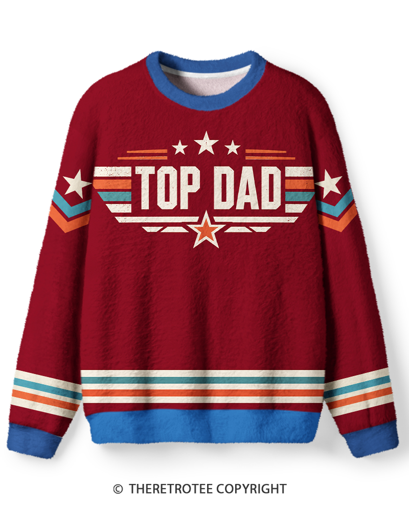 TheRetroTee Top Dad Aviator Sweater