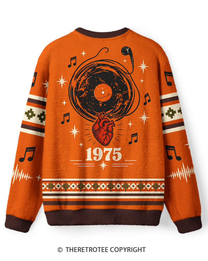 TheRetroTee Vintage Vinyl Soul Sweater