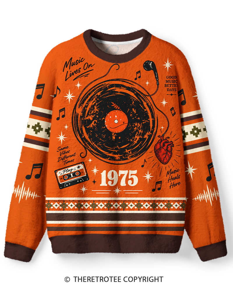 TheRetroTee Vintage Vinyl Soul Sweater