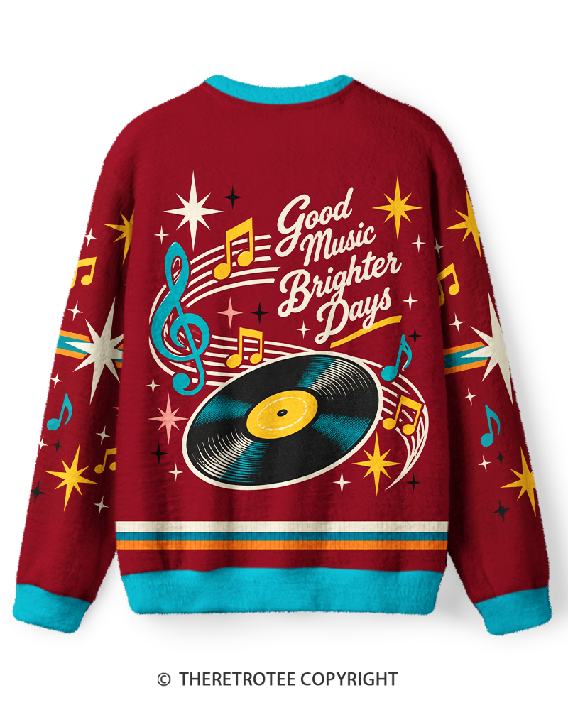 TheRetroTee Retro Melody Pinup Sweater