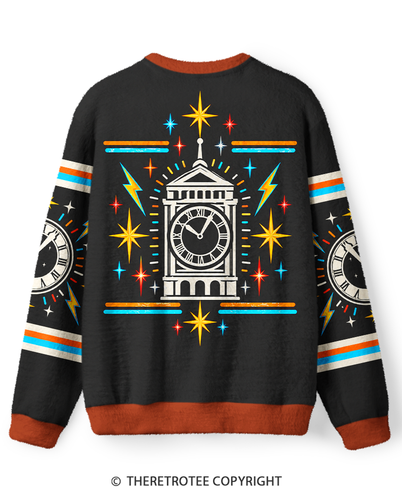 TheRetroTee Hill Valley Time Strike Sweater