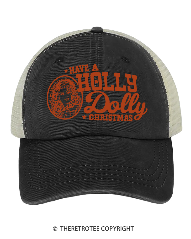 TheRetroTee Holiday Cheer 1970s Trucker Hat