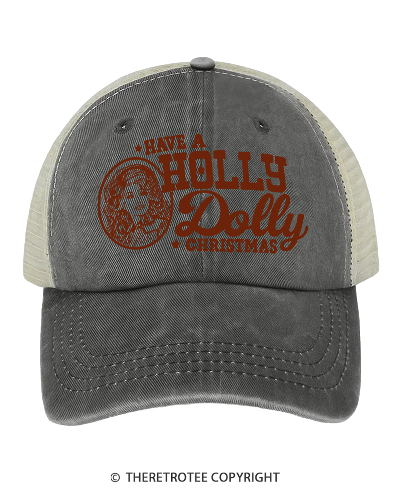 TheRetroTee Holiday Cheer 1970s Trucker Hat