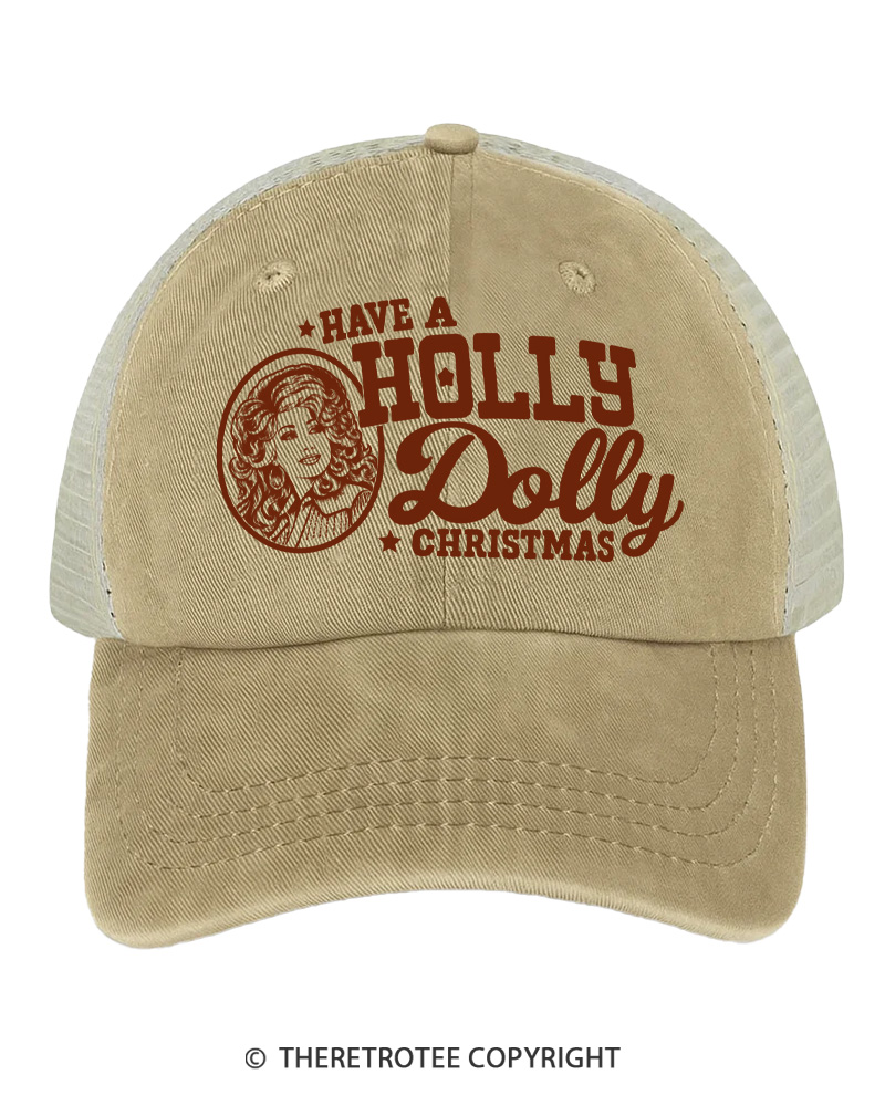 TheRetroTee Holiday Cheer 1970s Trucker Hat