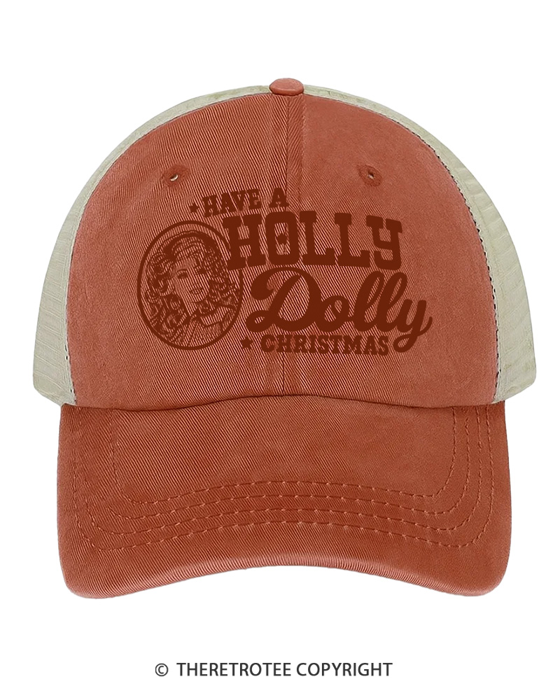 TheRetroTee Holiday Cheer 1970s Trucker Hat