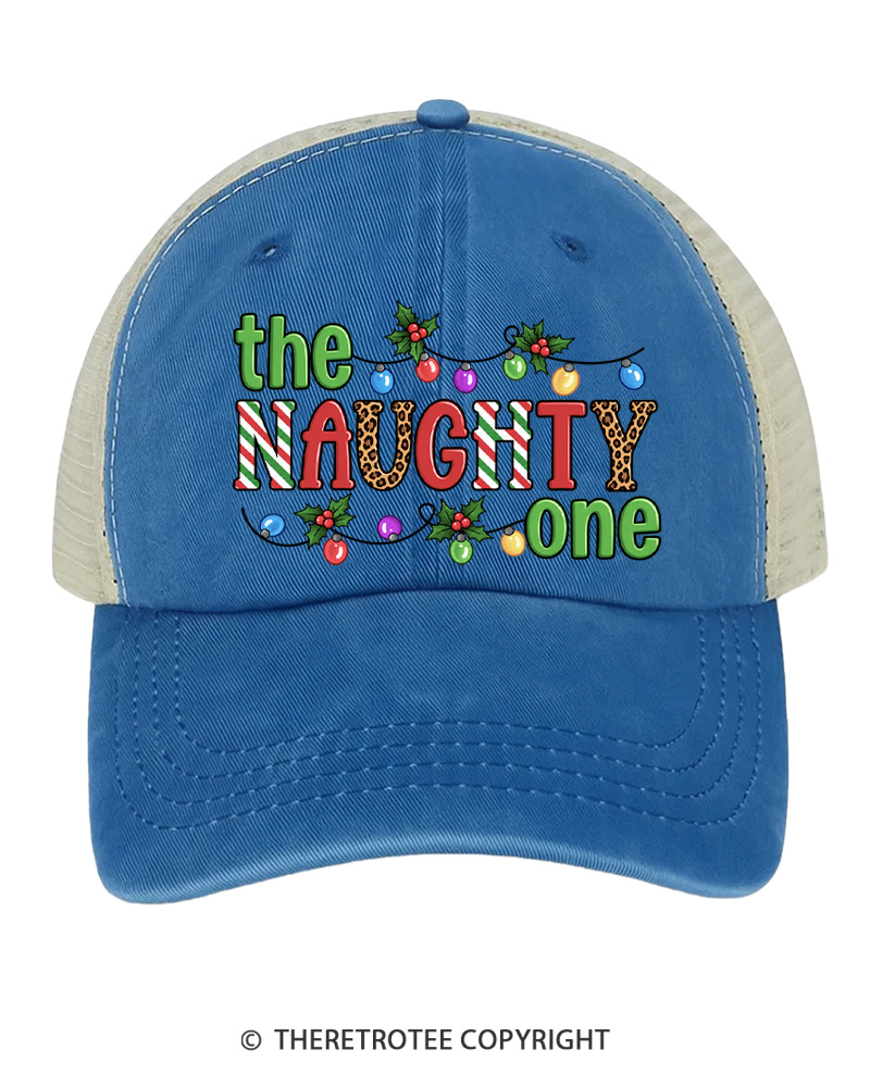 TheRetroTee The Naughty One 1980s Trucker Hat