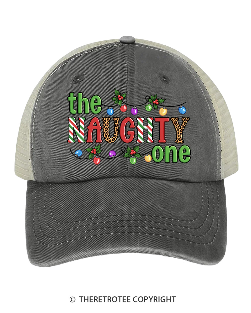 TheRetroTee The Naughty One 1980s Trucker Hat