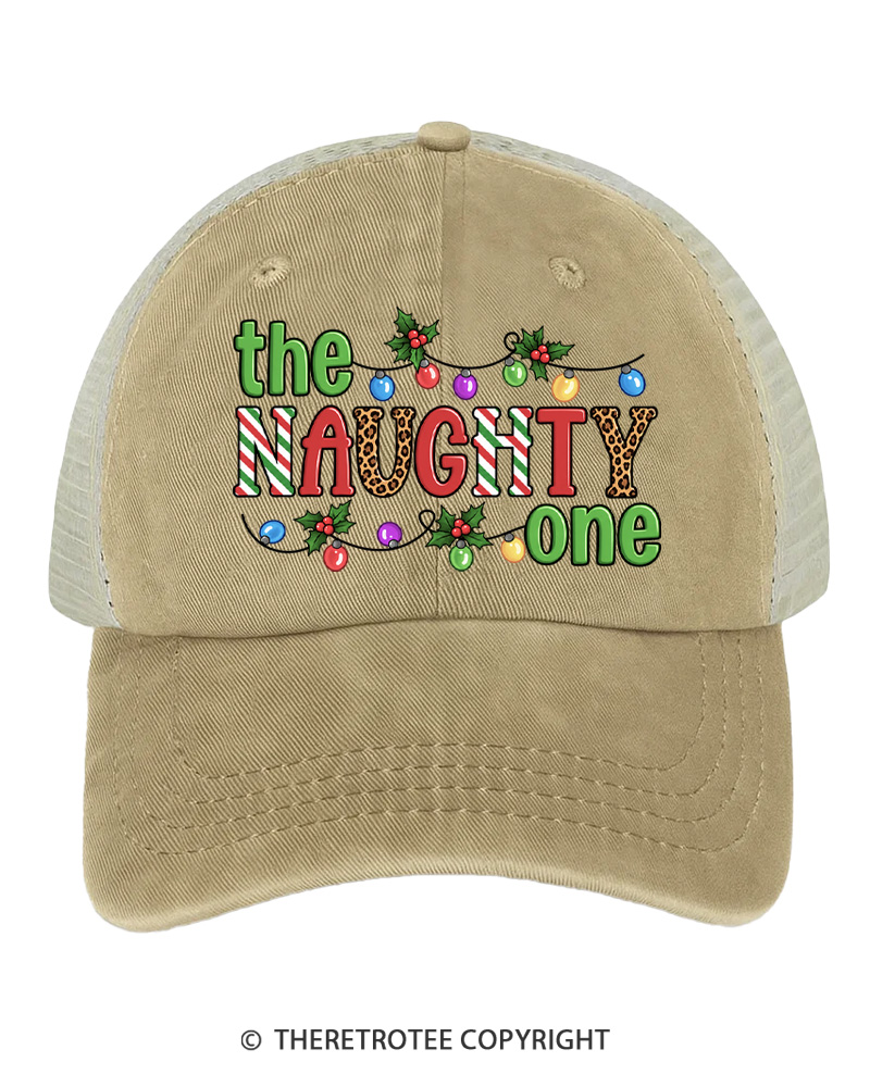 TheRetroTee The Naughty One 1980s Trucker Hat