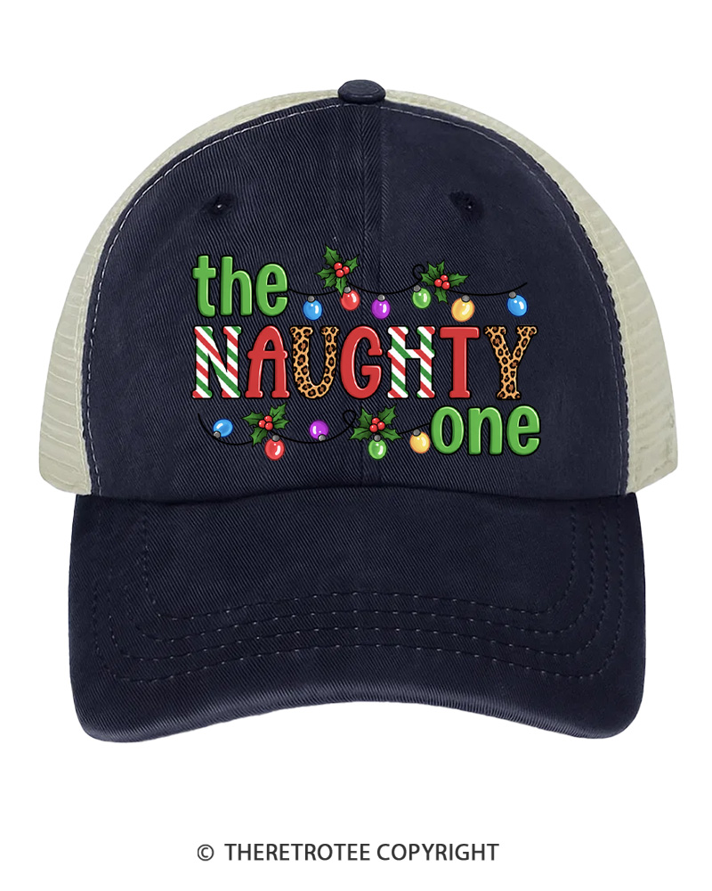TheRetroTee The Naughty One 1980s Trucker Hat