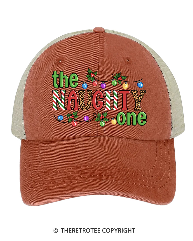 TheRetroTee The Naughty One 1980s Trucker Hat