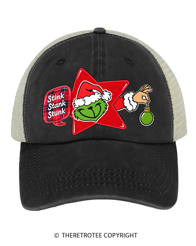 TheRetroTee Holiday Mischief 1960s Trucker Hat