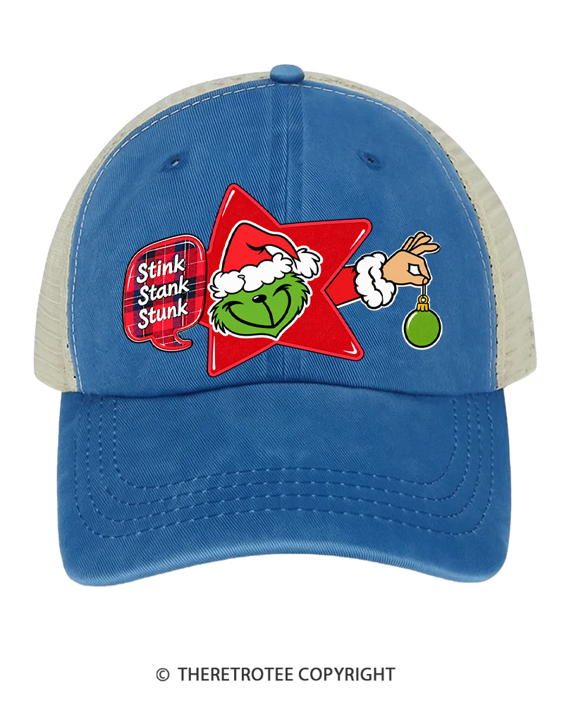 TheRetroTee Holiday Mischief 1960s Trucker Hat