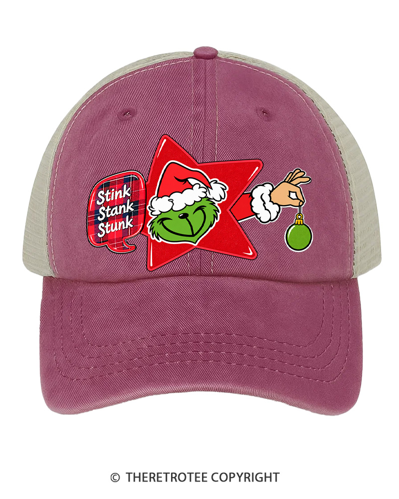 TheRetroTee Holiday Mischief 1960s Trucker Hat