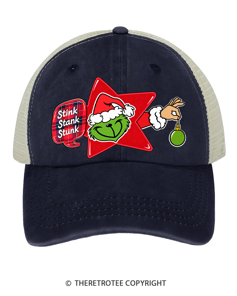 TheRetroTee Holiday Mischief 1960s Trucker Hat