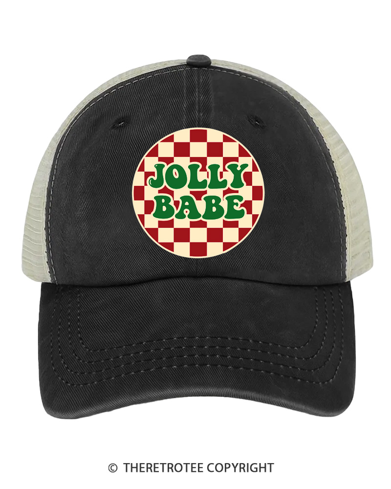 TheRetroTee Oh My Christmas 1970s Trucker Hat