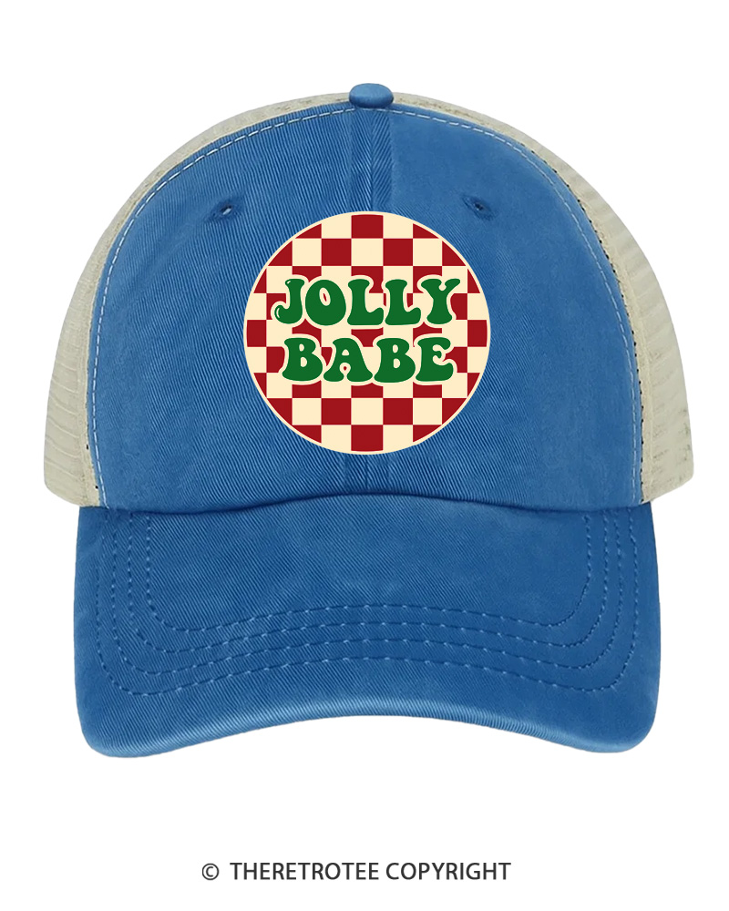 TheRetroTee Oh My Christmas 1970s Trucker Hat