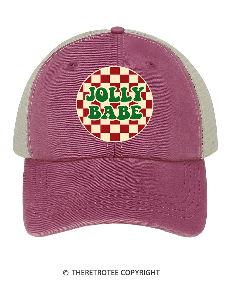 TheRetroTee Oh My Christmas 1970s Trucker Hat