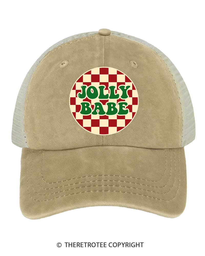TheRetroTee Oh My Christmas 1970s Trucker Hat