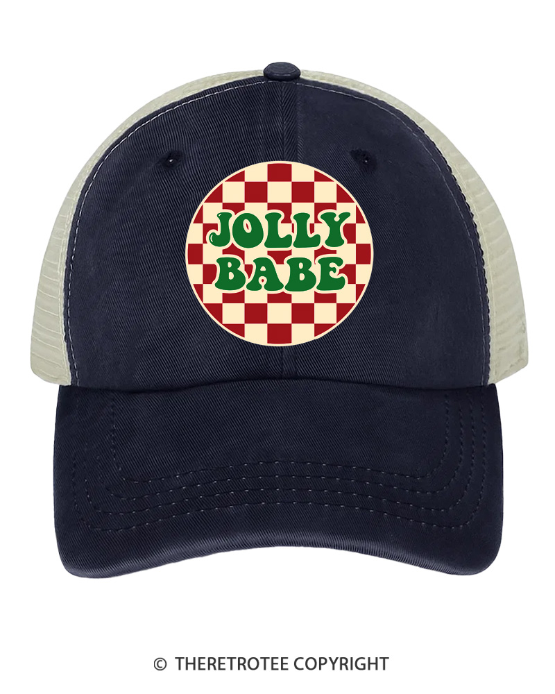 TheRetroTee Oh My Christmas 1970s Trucker Hat