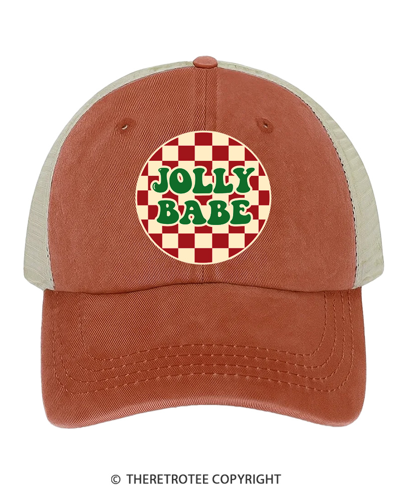 TheRetroTee Oh My Christmas 1970s Trucker Hat