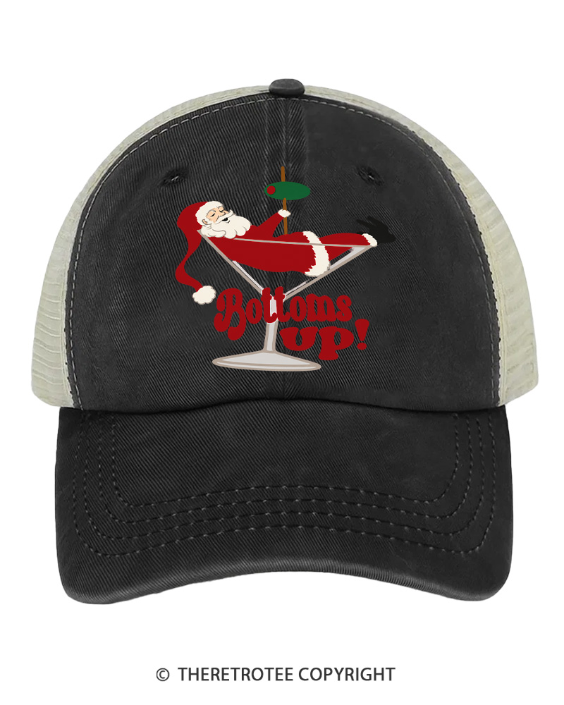 TheRetroTee Santa Sleigh 1960s Trucker Hat