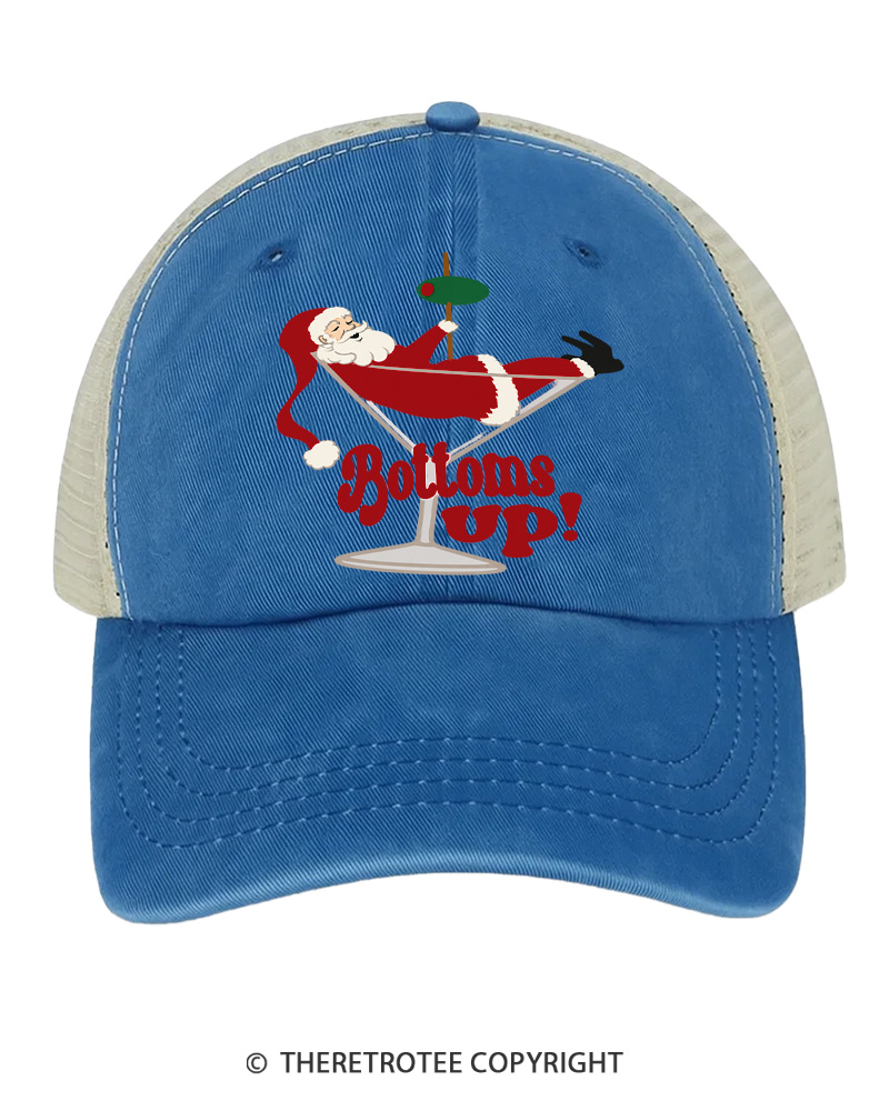 TheRetroTee Santa Sleigh 1960s Trucker Hat
